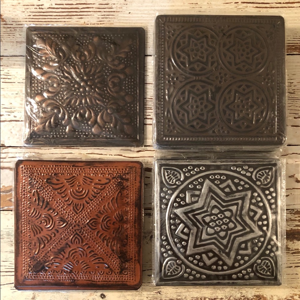 Michaels 21 Wall Plaque / Decorative Metal Tiles